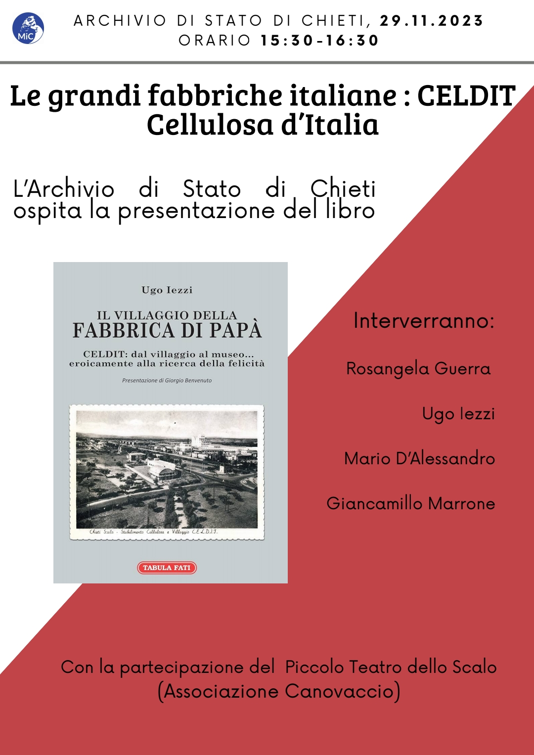 Storie di carta | Presentazione del volume "Il villaggio della fabbrica di papà"